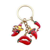 Chaveiro Spicy Chili Pepper Fun Alloy Chaveiro