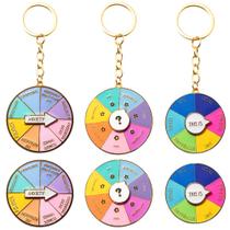 Chaveiro Spinning Decision Wheel Enamel Funny Choice Maker