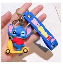 Chaveiro Stitch 6,5cm Silicone - Disney