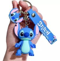 Chaveiro Stitch Disney 3d, Robusto, 6cm X 6cm, Lilo & Stitch - PT
