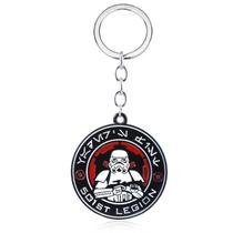 Chaveiro Stormtrooper 501st Legion com acabamento esmaltado durável Chaveiro Stormtrooper 501st Legion com acabamento esmaltado durável