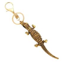 Chaveiro Strass Alligator Metal Chaveiro Vintage Bronze Chaveiro Strass Alligator Metal Chaveiro Vintage Bronze