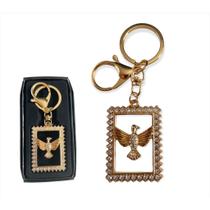 Chaveiro Strass Metal Quadrado Divino Espirito Santo Chaveiro Strass Metal Quadrado Divino Espirito Santo