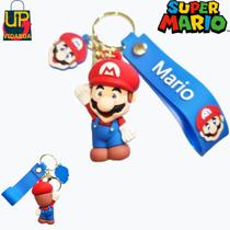 Chaveiro Super Mario - Com boneco do Mario 6cm Chaveiro Super Mario - Com boneco do Mario 6cm