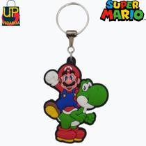 Chaveiro Super Mario - Mario e Yoshi 6cm