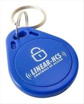 Chaveiro tag de proximidade linear - hcs nice 125 khz azul Chaveiro tag de proximidade linear - hcs nice 125 khz azul