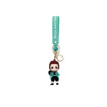 Chaveiro Tanjiro Kamado Kimetsu no Yaiba Anime PVC Rubber