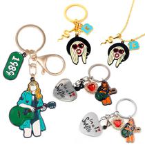 Chaveiro Taylors Swifts 1989 Heart Tag com guitarra Swiftie Chaveiro Taylors Swifts 1989 Heart Tag com guitarra Swiftie