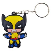 Chaveiro Temático X-men Wolverine Em Borracha Com Relevo