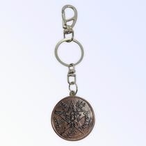 Chaveiro Tetragramaton Metal Níqel 10 Cm Chaveiro Tetragramaton Metal Níqel 10 Cm