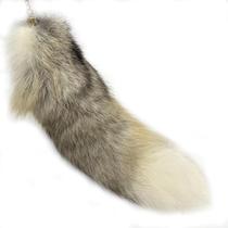 Chaveiro Therian Tail LAIDIC Golden Island Fox Fur 40cm