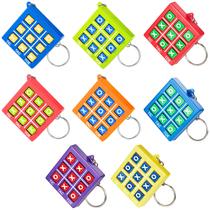 Chaveiro Tic Tac Toe Hicarer para crianças de 8 a 12 anos, lembrancinhas de festa x32