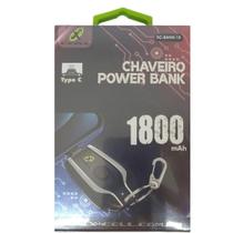 Chaveiro Tipo C Power Bank 1800Mah Xc-Bank-18 X-Cell - Preto