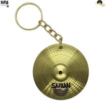 Chaveiro tipo prato de bateria Sabian - Tribal percussion 5cm