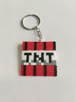 Chaveiro TNT Minecraft Pixel Art
