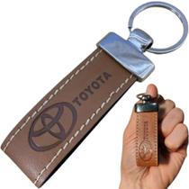 Chaveiro Toyota Couro Automotivo Metal Chave Carro Luxo Chaveiro Toyota Couro Automotivo Metal Chave Carro Luxo