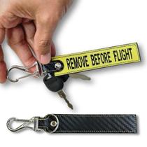Chaveiro Tramado Voo Fibra Aviação Before Flight - Amarelo