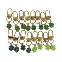 Chaveiro Trevo Verde 10 Peças Charmoso Para Bolsa Anel De Chave De Liga Para Carro Presente De Festa Chaveiro Trevo Verde 10 Peças Charmoso Para Bolsa Anel De Chave De Liga Para Carro Presente De Festa