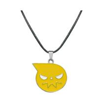 Chaveiro Unissex Anime Soul Eater O Sol E a Lua Death the Kid Pingente De Anel Crânio Emblemas Joias