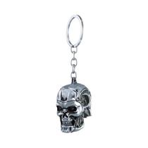 Chaveiro Vintage Cabeça De Caveira Terminator Unissex, Pingente Para Chave De Carro E Bolsa,