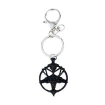 Chaveiro vintage Ram Skull Demon God Pan Pendant Alloy