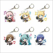 Chaveiro Vocaloid Hatsune Miku, Rin & Len Chaveiro de acrílico