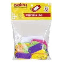 Chaveiro waleu plus cores neon c/25un Chaveiro waleu plus cores neon c/25un