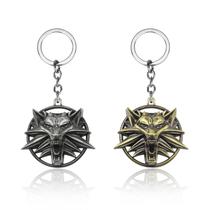 Chaveiro Witcher 3 Geralt White Wolf Emblem Alloy