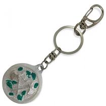 Chaveiro Xango Ayra Branco Machado Resina 13 Cm Tr