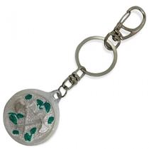 Chaveiro Xango Ayra Branco Machado Resina 13 Cm Tr