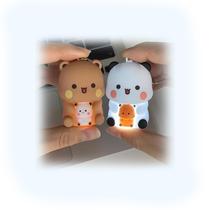 Chaveiro Z-OneMart Bubu Dudu Cute Cartoon Bears, 2 peças