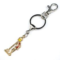 Chaveiro Ze Pelintra no Poste 13 cm Metal Dourado