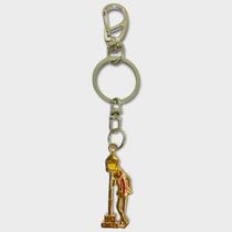 Chaveiro Ze Pelintra No Poste Dourado 13 Cm Metal