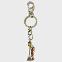 Chaveiro Ze Pelintra No Poste Metal Niquel13 Cm