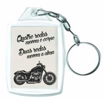Chaveiros Acrílicos 3x4cm Para Eventos De Moto Duas Rodas - 12 Unidades