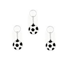Chaveiros Bola de Futebol Acessório Esportivo para Bolsas e Chaves