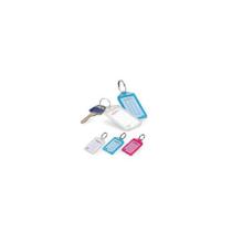 Chaveiros C/100 + 100 Etiquetas Cores Pote-100 Waleu