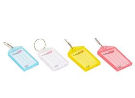 Chaveiros Com Etiquetas Max Cril C/25 peças coloridas - Waleu Chaveiros Com Etiquetas Max Cril C/25 peças coloridas - Waleu