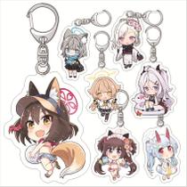 Chaveiros de acrílico Azur Lane Suna, Shiro, Takanashi Hoshino
