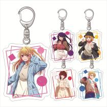 Chaveiros de acrílico Oshi no Ko Ai Hoshino e Kana Arima