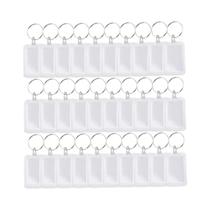 Chaveiros De Acrílico Transparente Dupla Face 100pcs Chaveiro Em Branco Para Inserir Foto DIY