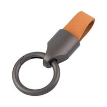 Chaveiros De Couro De Vaca Unissex Com Fivela De Cinto Carabiner Pingente De Carro Chaveiro