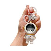 Chaveiros De Luz Noturna De Gato Astronauta Kawaii, Charme Decorativo Brilhante Para Bolsas, Chaveiros De Luz Noturna De Gato Astronauta Kawaii, Charme Decorativo Brilhante Para Bolsas,