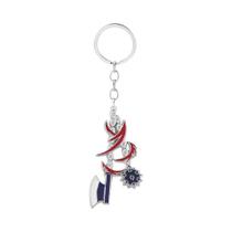 Chaveiros De Mini Katana Japonesa Do Anime Demon Slayer, Pingente De Esmalte, Lembrança Decorativa,