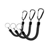 Chaveiros De Mola Retrátil Extensíveis Com Corda De Segurança De 846 a 47 Polegadas Com Mosquetão E