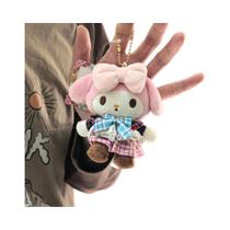 Chaveiros De Pelúcia De Desenho Animado Kawaii My Melody Kuromi Cinnamoroll Purin Dog Cat Anime