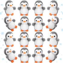 Chaveiros de Pelúcia Mini Pinguim Skylety 16 Peças 10 cm Chaveiros de Pelúcia Mini Pinguim Skylety 16 Peças 10 cm