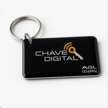 Chaveiros de proximidade tag preto digital agl 13,56 mhz