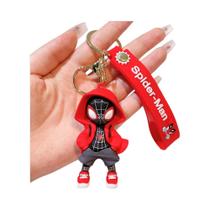 Chaveiros De Silicone Do Homem-Aranha Da Marvel, Pingentes De Super-Herói Em Estilo Cartoon,