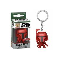 Chaveiros Funko Pop Star Wars - Mandaloriano, Luke Skywalker, Chewbacca, R2-D2 e Yoda